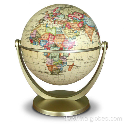 Antiker Dekor Desktop Tiltable World Globe